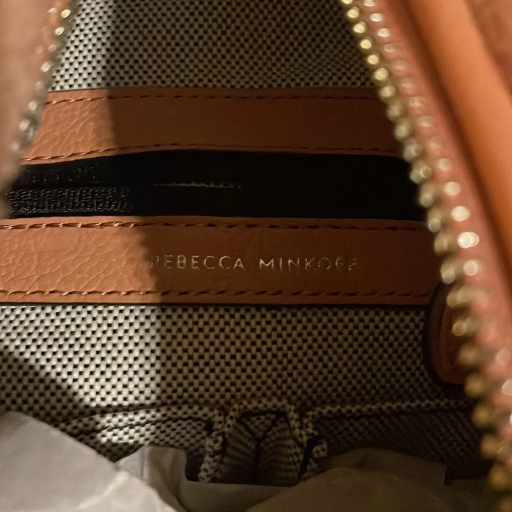Rebecca Minkoff large Julian Leather Shearling backpack NWT🌺